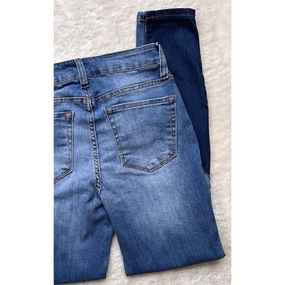 NWT Fashion Nova Stay In Line Mid Rise Skinny Jeans - Medium Wash, Size 5 - Picture 16 of 16